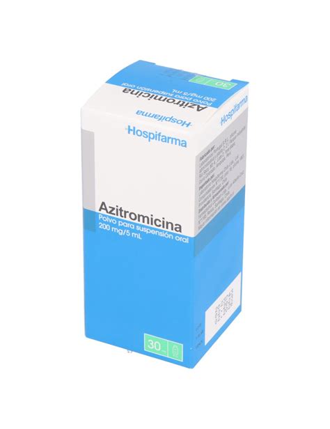 Azitromicina Mg Ml Ml Polvo Suspension Hospifarma