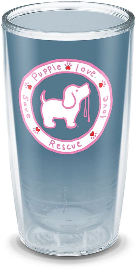 Buy Tervis 1293515 Puppie Love Pink Pup Tumbler With Wrap 16oz Clear