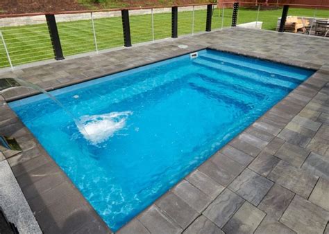 Latham Fiberglass Inground Pools Rectangle Shapes Designer Pools