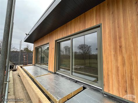 Durasid Foresta Cladding In Red Cedar Anthracite Fascias And Soffits