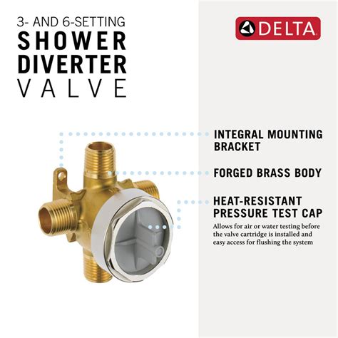 And Setting Diverter Rough R Delta Faucet