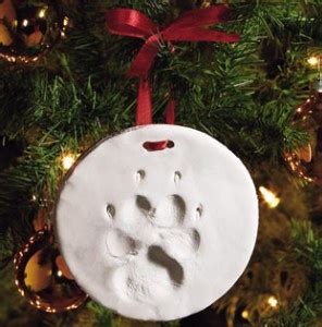 paw print ornament | Paw ornament, Paw print ornament, Christmas cheer