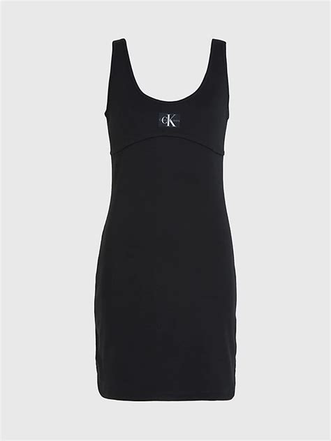 Slim Ribbed Bodycon Dress Calvin Klein® J20j221400beh