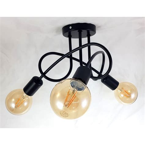 Sufitowa Lampa Wisz Ca Plafon Loft Edison