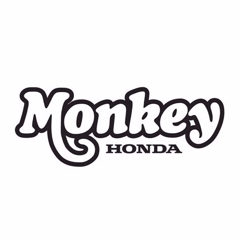 Powertex Honda Store Honda Monkey Vinyl Decal