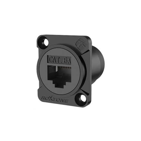 Разъем RJ45 (CAT6a) панельный, тип-D. версия с заземлением ROXTONE ...
