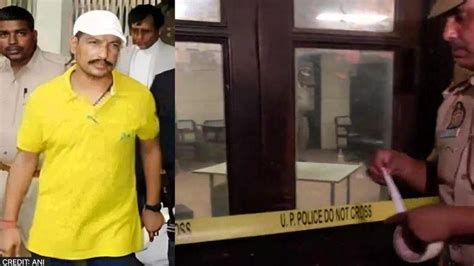 Mukhtar Ansaris Aide Shot Dead In Lucknow Court 6 Cops Suspended For