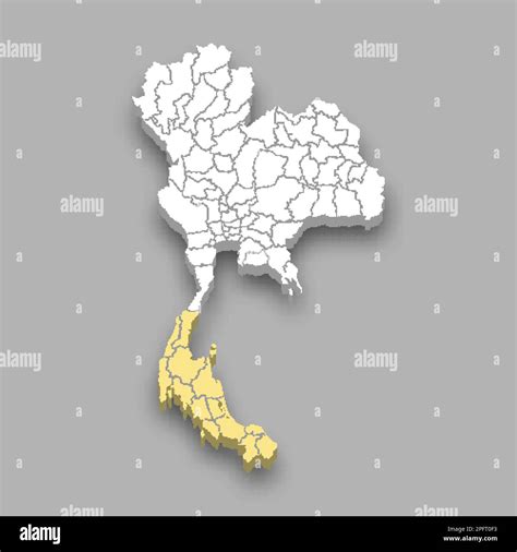 Southern Thailand Map Hi Res Stock Photography And Images Alamy