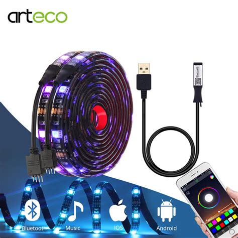 Bluetooth Control Usb Led Strip Smd Rgb Led Strip Light Usb