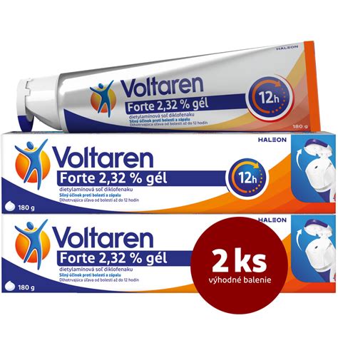 VOLTAREN Forte 2 32 gél na bolesť chrbta svalov a kĺbov 180 g