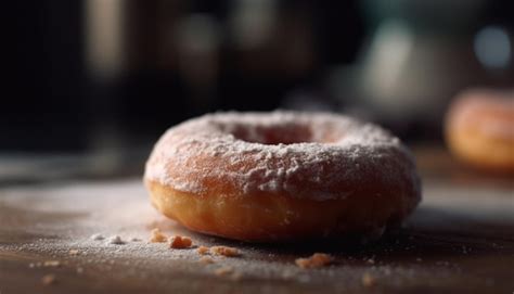 Free Photo Stack Of Homemade Donuts On Rustic Table Generated By Ai