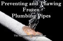 Preventing And Thawing Frozen Plumbing Pipes The Homestead Survival