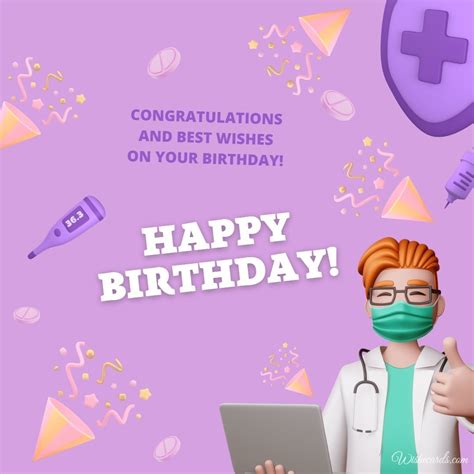 Nice Happy Birthday Cards For Medic