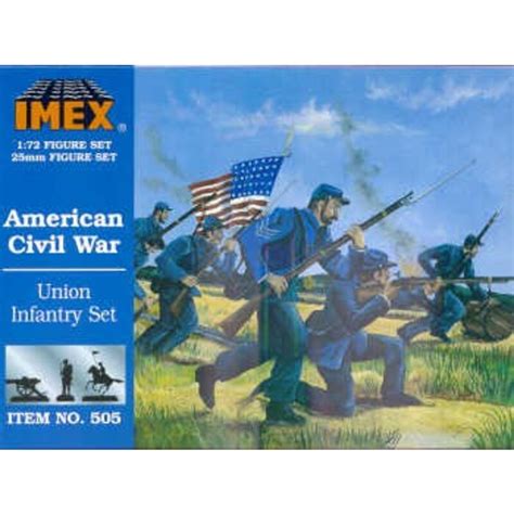 Figures Union Infantry American Civil War Acw 172