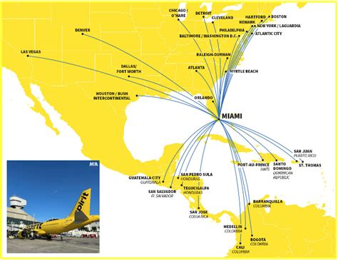 Spirit launches first nine routes from Miami; 22 more to come before ...