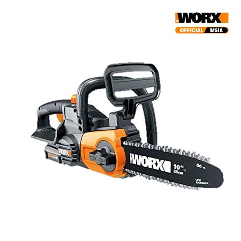 WORX WG322E 20V Chain Saw 25cm With Patented Auto Tension Shopee