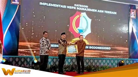 Pemkab Bojonegoro Raih Penghargaan BKN Award 2023 Wartaku Id