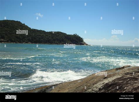 Beautiful Beach in Southern Brazil Stock Photo - Alamy