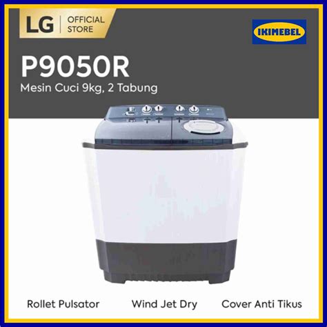 Jual Mesin Cuci LG 2 Tabung 9 KG P9050R Shopee Indonesia