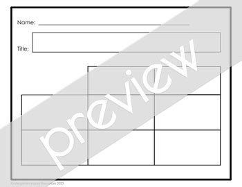 Two Way Table Carroll Diagram Blank Worksheet Template Tpt