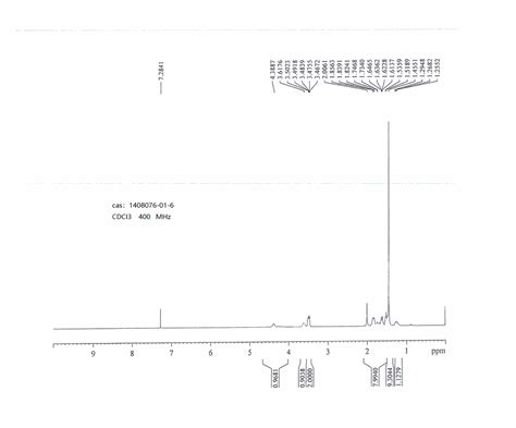 Endo 2 Boc Amino 8 Azabicyclo 3 2 1 Octane 1408076 01 6 1H NMR Spectrum