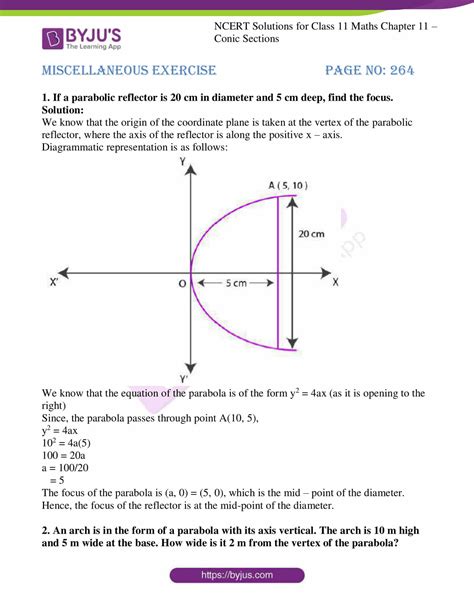 Conic Sections Class 11 Ncert Solutions Class 11 Maths Chapter 11 Conic Sections Let S