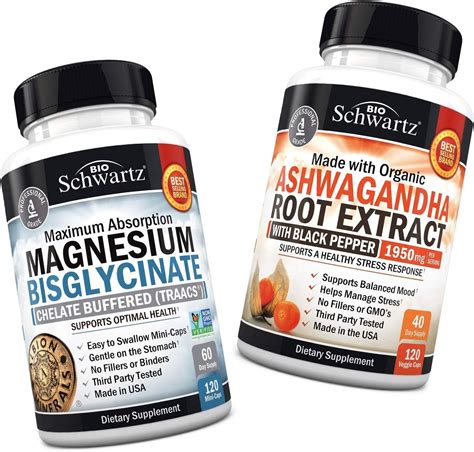 BioSchwartz Magnesium Bisglycinate 100 Maximum Absorption Health