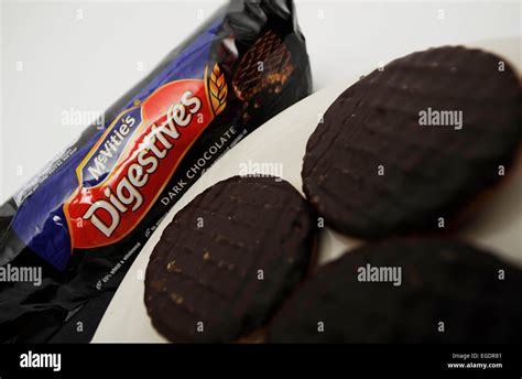 Biscuits Digestifs Au Chocolat Au Lait Mcvities Banque De Photographies