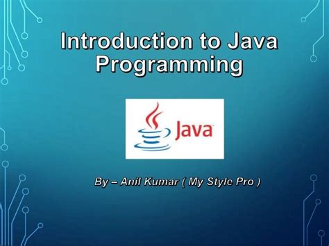 Introduction To Java Programming