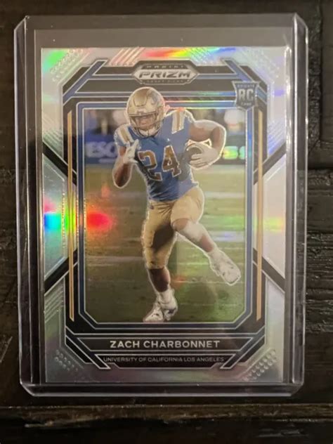 ZACH CHARBONNET 2023 Panini Prizm Draft Choix Argent Prizm RC Seahawks