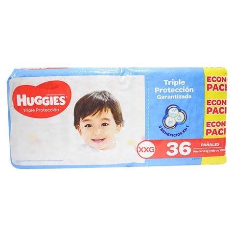 Pa Ales Para Beb Huggies Triple Protecci N Talla Xxg Und La Gran