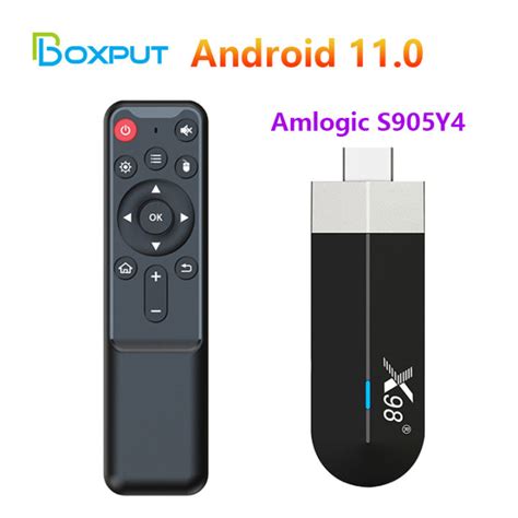 X98 S500 Android 11 TV Stick Amlogic S905Y4 Quad Core 4G 32G AV1 4K