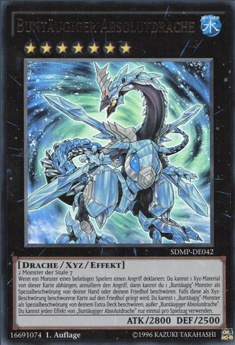 Recollectibles Sammelkarte Yugioh Karte Buntäugiger Absolutdrache Yu