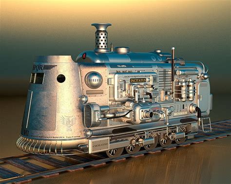 Hd Wallpaper Sci Fi Steampunk Train Wallpaper Flare