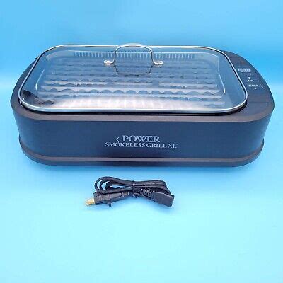 Power Xl W Smokeless Grill Model Pg Xl Ebay