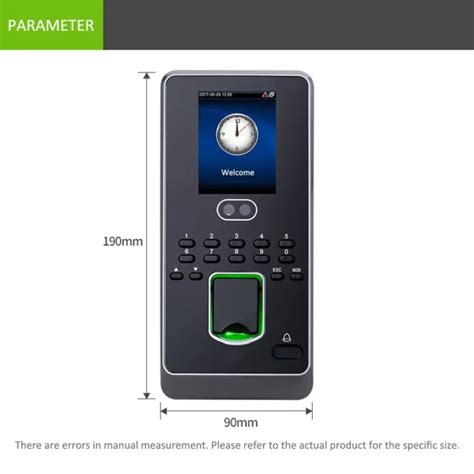 Zk Multibio Iface Face Recognition Time Attendance And Access