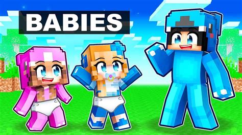 Omz Crazy Fan Girl Played Minecraft In BABY MODE! - YouTube