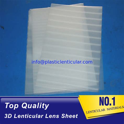 Plastic Lenticular Clear Pet D Lenticular Lens Sheet Plastic Lpi