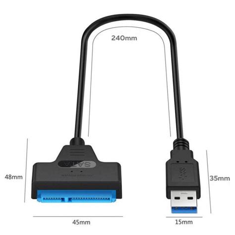 USB SATA переходник для жесткого диска 2.5/3.5 - САТА ЮСБ шнур (кабель ...