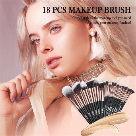 Juego De Brochas Pincel De Maquillaje Profesional Maange Meses Sin