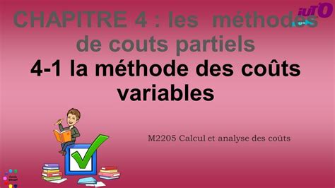 La M Thode Des Couts Variables Compte De R Sultat Diff Rentiel Youtube