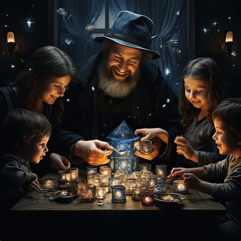 Premium Photo Hanukkah Star Of David Happy Hanukkah