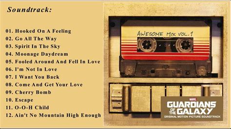 Guardians Of The Galaxy Soundtrack List