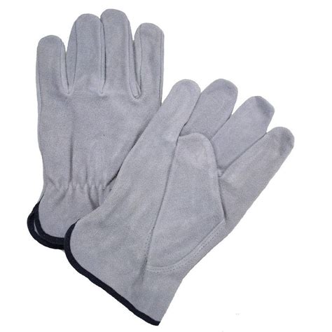 West Chester Split Cowhide Leather Large Work Gloves Hd81040lmcw12