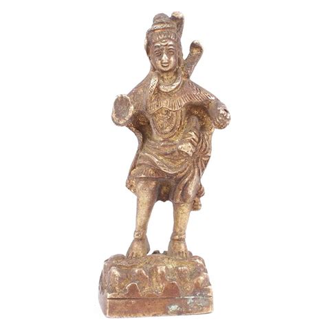 Brass Standing Shiva Statue