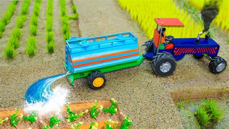 Diy Tractor Use Of Mini Water Tankers For Agriculture Irrigation