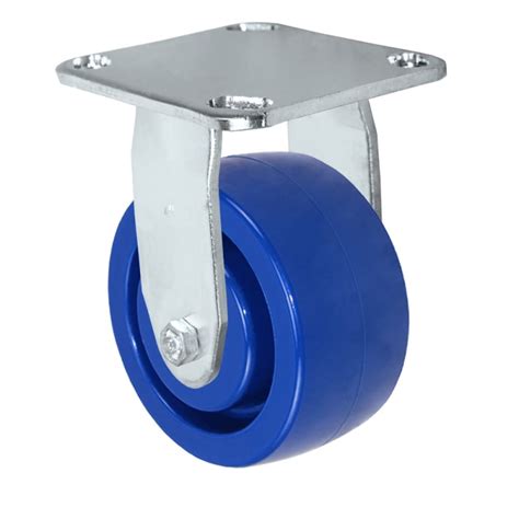 Buy 4 Stainless Steel Rigid Caster With A Solid Polyurethane Wheel