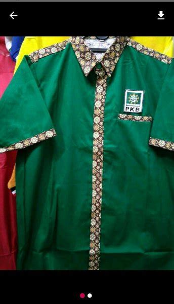 Jual Kemeja Partai Pkb Batik Di Lapak Emy Olshoffi Bukalapak