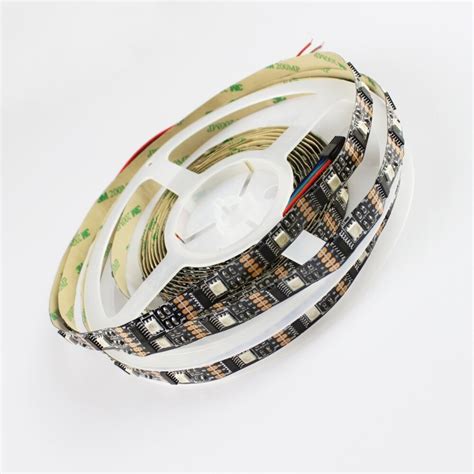 M Lot Rgb Led Pixel Strip Ws Ic Addressable Led Light Strip