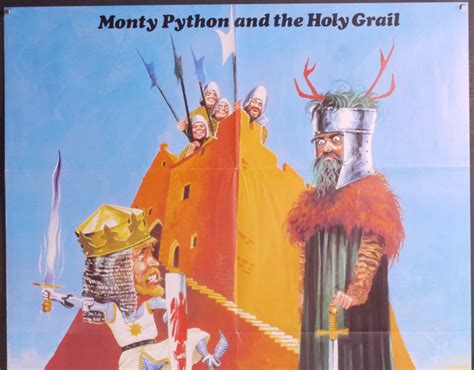 Monty Python and the Holy Grail-original Vintage Movie Poster - Etsy